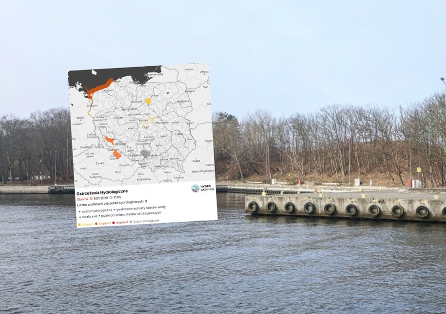 Poziom wody przekroczył stan alarmowy /	Wojciech Olkuśnik /East News