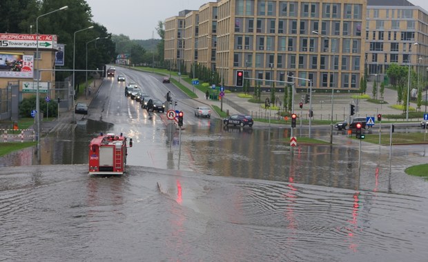 Poznań po ulewnych deszczach 