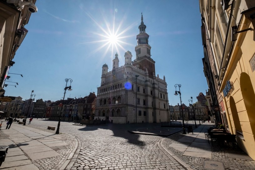 Poznań, Stary Rynek i ratusz /Robert Wozniak /Agencja FORUM