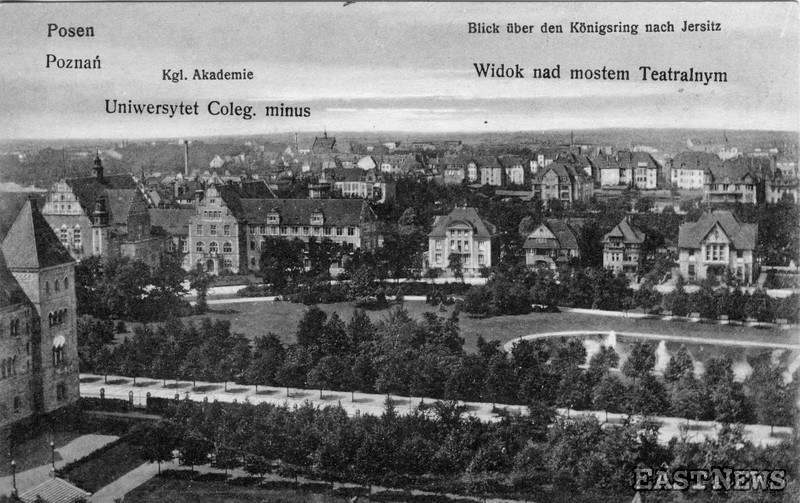 Poznań - widok na miasto sprzed 1918 r. /Muzeum Niepodległości /East News