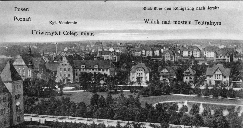 Poznań - widok na miasto sprzed 1918 r. /Muzeum Niepodległości /East News