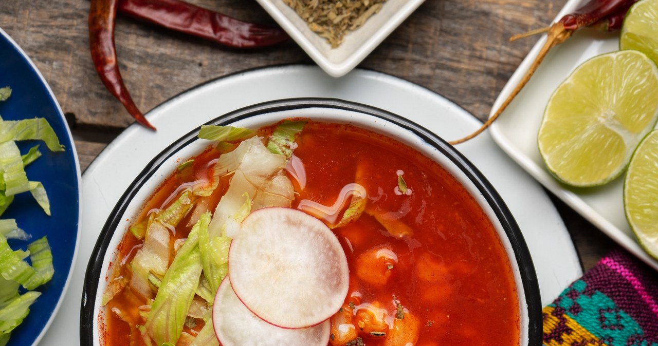 Pozole to tradycyjna zupa meksykańska | Fot. carlosrojas20 /carlosrojas20 /123RF/PICSEL