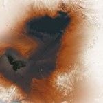 Pozostałości gigantycznego jeziora na zdjęciu NASA