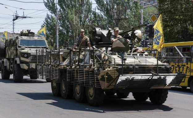 Pozycje ukraińskich sił rządowych zostały ostrzelane ponad 100 razy /SERGEY VAGANOV /PAP/EPA