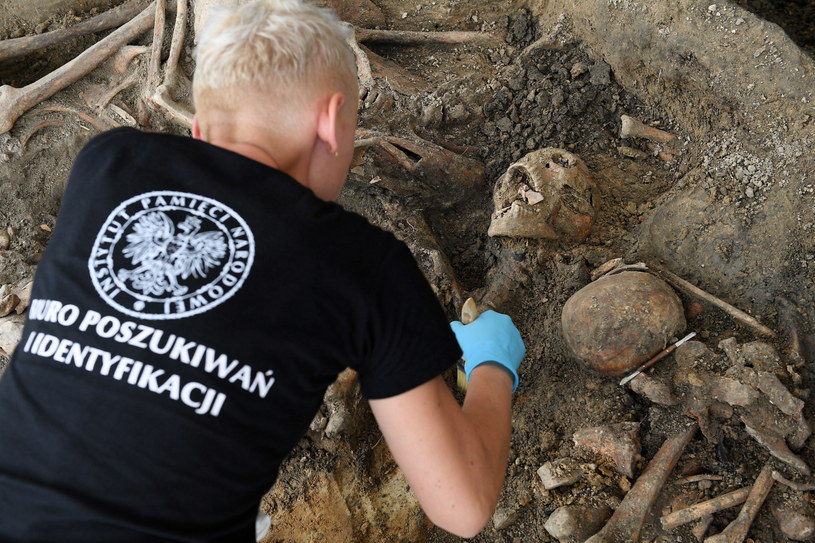 Prace archeologiczne prowadzone przez IPN na terenie byłego więzienia przy ul. Rakowieckiej w Warszawie /Marcin Kmieciński /PAP