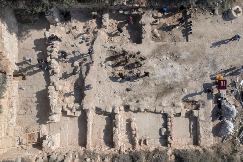 Prace archeologiczne w Horvat Qasra w 2022 r. /MENAHEM KAHANA / AFP /East News