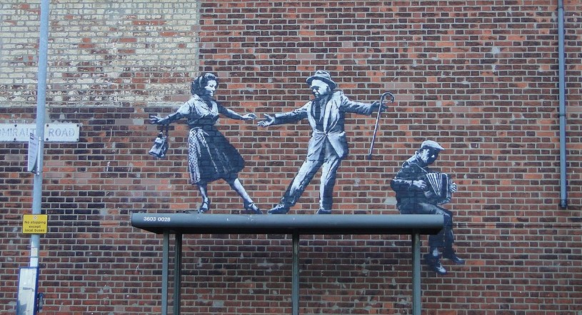 Prace Banksy'ego cieszą się ogromnym zainteresowaniem /Wikimedia