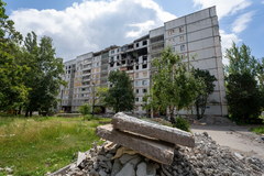 Prace budowlane w Charkowie