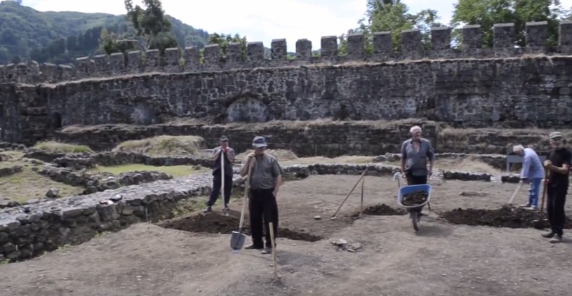 Pracoe prowadzone przez Centrum Archeologii Śródziemnomorskiej UW w forcie Apsaros, 2016 r. /YouTube