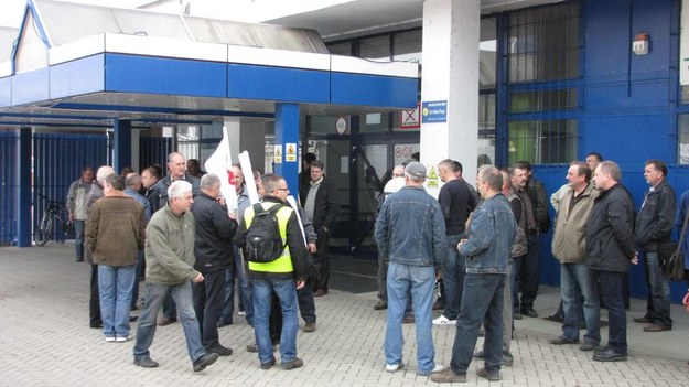 Pracownicy Autosanu szykują się do protestu /Józef Polewka /RMF FM