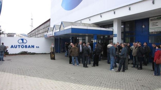 Pracownicy Autosanu /Józef Polewka /RMF FM