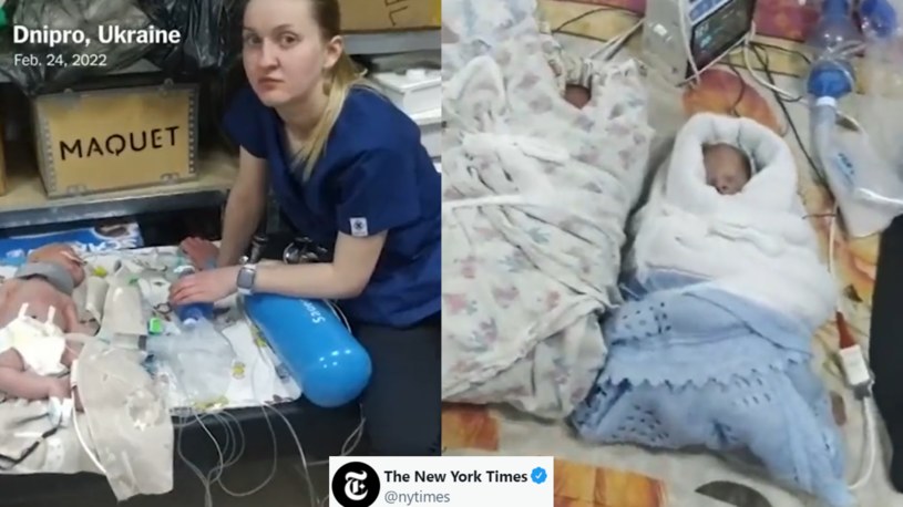 Pracownicy dziecięcego szpitala klinicznego nakręcili krótki film, by pokazać, w jakich warunkach muszą pracować /@ The New York Times /Twitter