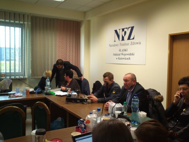Pracownicy placówki święta chcą spędzić w siedzibie NFZ /Anna Kropaczek /RMF FM