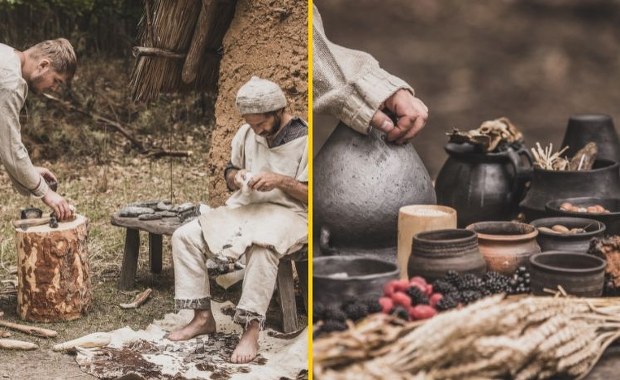 Pradziejowy spektakl na niezwykłych spotkaniach w Krzemionkach