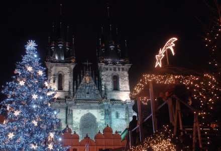 Praga w okresie świątecznym /AFP
