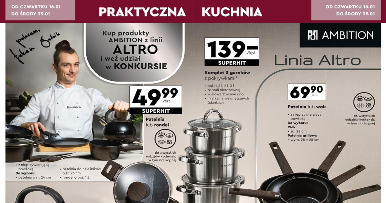 Praktyczne akcesoria kuchenne Ambition w Biedronce! /Biedronka /INTERIA.PL