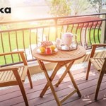 Praktyczny zestaw mebli balkonowych w Biedronce. Idealna propozycja na lato