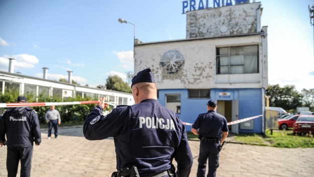 Pralnia, w której doszło do morderstwa /Policja