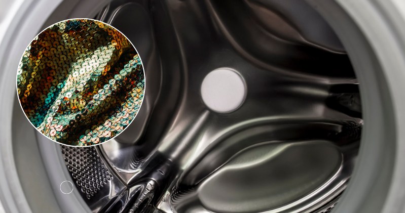 Pranie ubrań z cekinami w pralce jest możliwe. Musisz jednak pamiętać o paru kwestiach, aby ich nie zniszczyć /Pixel