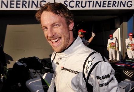 Prawdopodobnie najszczęśliwszy człowiek w Australii - Jenson Button /AFP