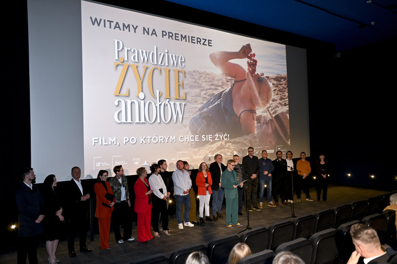 "Prawdziwe życie aniołów" - premiera filmu w Warszawie (13 kwietnia 2023) /AKPA