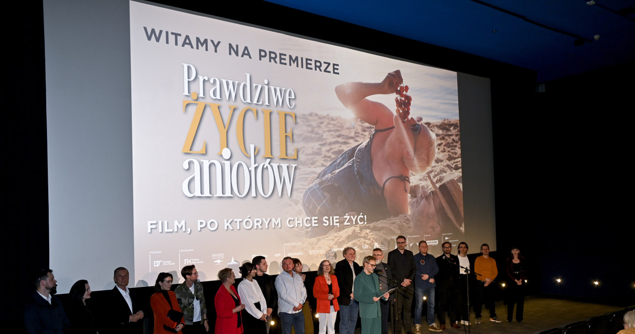 "Prawdziwe życie aniołów" - premiera filmu w Warszawie (13 kwietnia 2023) /AKPA