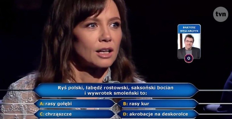 Prawidłowa odpowiedź? A! /TVN