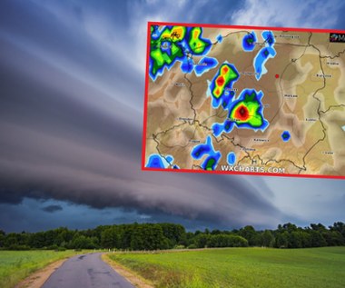Prawie pół Polski na pomarańczowo: Nadchodzą potężne burze i upały