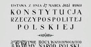 Preambuła Konstytucji z 17 marca 1921 r. /sejm.gov.pl /INTERIA.PL