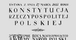 Preambuła Konstytucji z 17 marca 1921 r. /sejm.gov.pl /INTERIA.PL