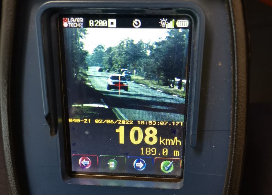 Prędkość, jaką zarejestrował policyjny  wideorejestrator /Policja Śląska /Policja