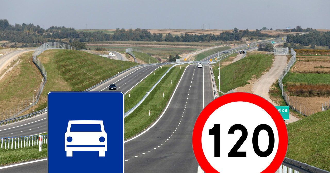 Prędkość maksymalna na drodze ekspresowej wynosi 120 km/h? Czasem można się zdziwić /Jan Graczyński /East News