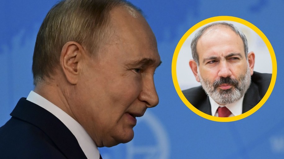 Premier Armenii Nikol Paszynian odrzucił apel Władimira Putina /Shutterstock