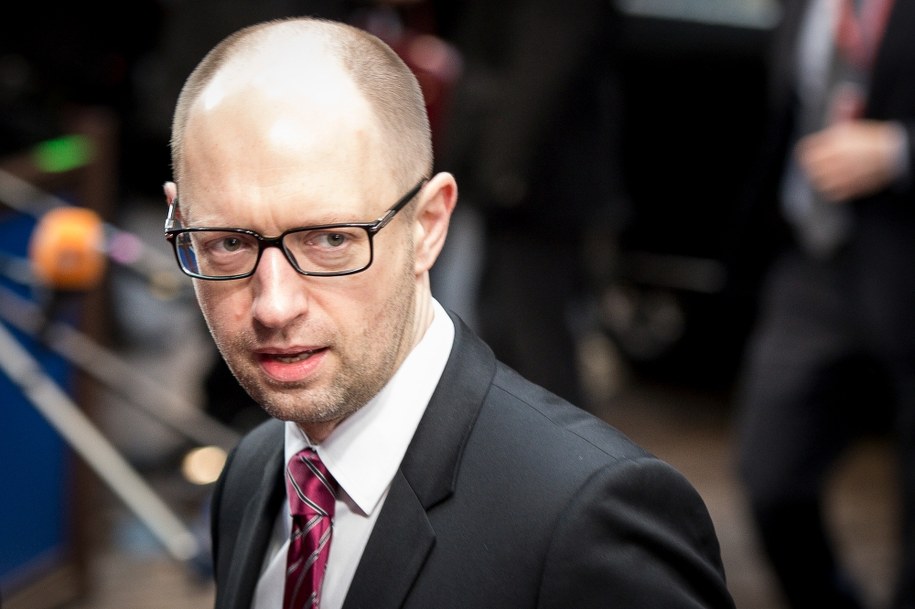 Premier Arsenij Jaceniuk //DPA/Wiktor Dabkowski /PAP