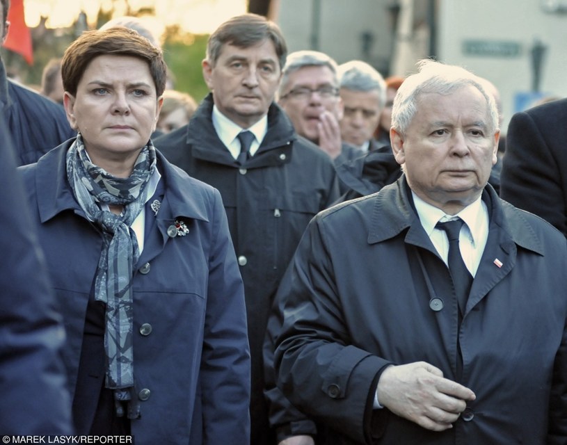 Premier Beata Szydło i prezes PiS Jarosław Kaczyński /Marek Lasyk  /East News