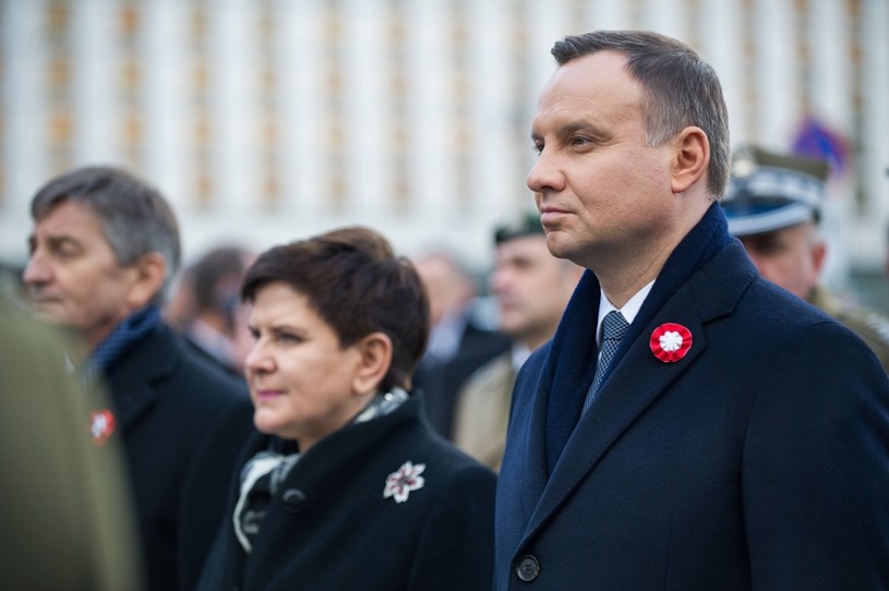 Premier Beata Szydło i prezydent Andrzej Duda /Bartosz Krupa /East News