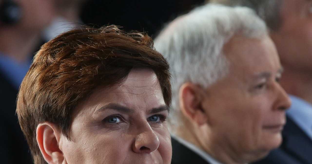 Premier Beata Szydło (L), Jarosław Kaczyński /PAP