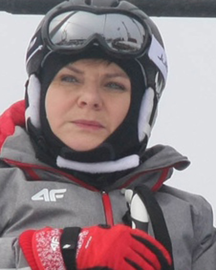 Premier Beata Szydło na przemyskim stoku narciarskim /Kamil Krukiewicz/REPORTER /East News