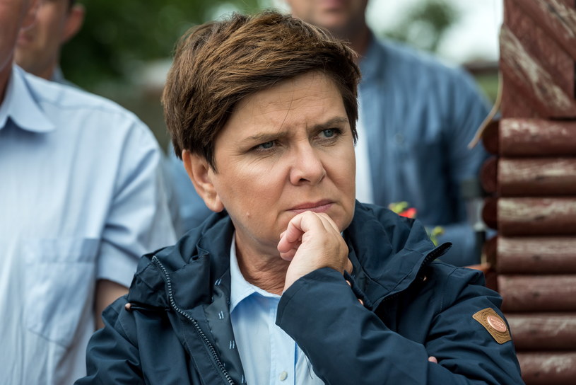 Premier Beata Szydło odwiedziła poszkodowane przez nawałnicę tereny /Tytus Żmijewski /PAP