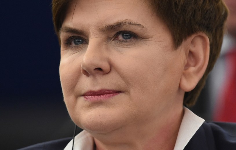 Premier Beata Szydło podczas debaty o sytuacji w Polsce /Radek Pietruszka /PAP