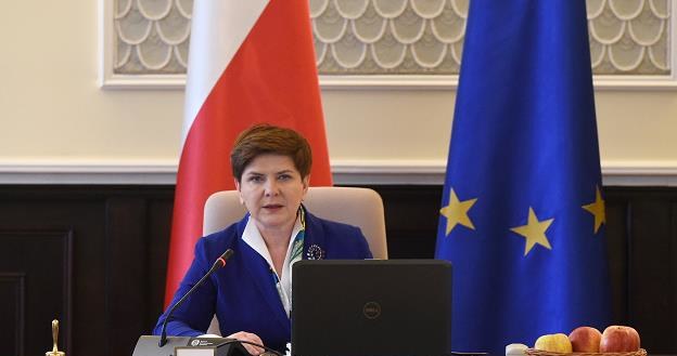 Premier Beata Szydło podczas posiedzenia Rady Ministrów /PAP