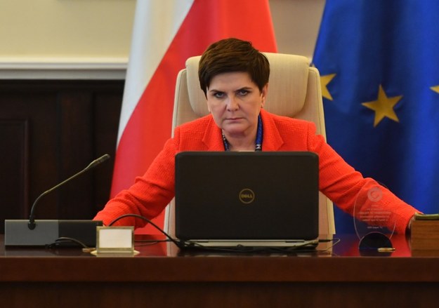 Premier Beata Szydło przed posiedzeniem Rady Ministrów /Bartłomiej Zborowski /PAP