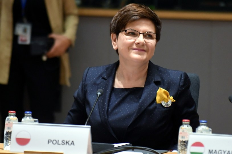 Premier Beata Szydło w Brukseli /Bartłomiej Zborowski /PAP