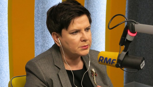 Premier Beata Szydło w krakowskim studiu RMF FM /Jacek Skóra /RMF FM