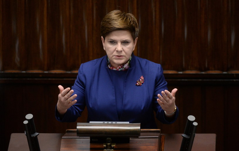 Premier Beata Szydło /Bartłomiej Zborowski /PAP