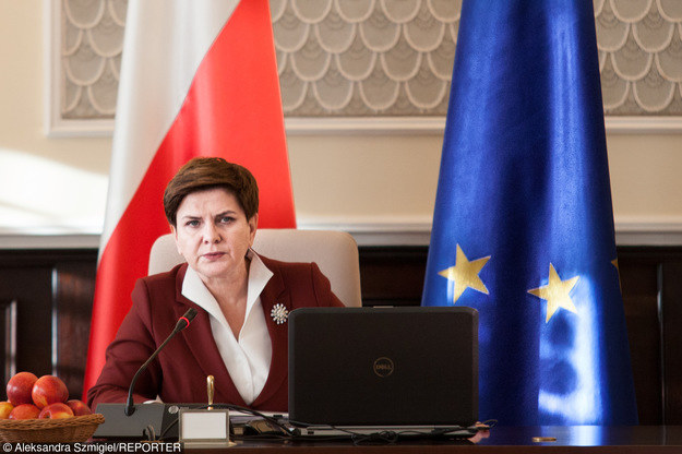 Premier Beata Szydło /Aleksandra Szmigiel /Reporter