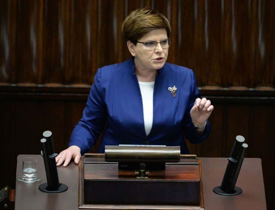 Premier Beata Szydło /Jacek Turczyk /PAP