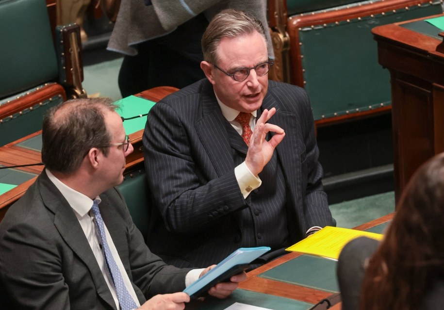 Premier Belgii Bart de Wever (zdjęcie poglądowe) /OLIVIER HOSLET / POOL /PAP/EPA