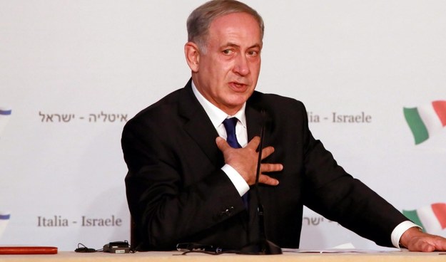 Premier Benjamina Netanjahu /FABIO CAMPANA /PAP/EPA