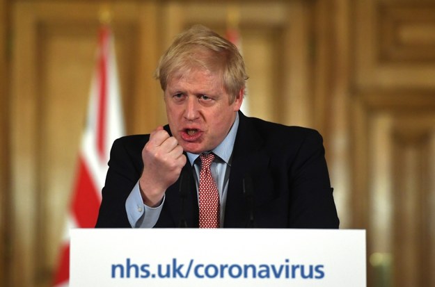 Premier Boris Johnson /FACUNDO ARRIZABALAGA / POOL /PAP/EPA